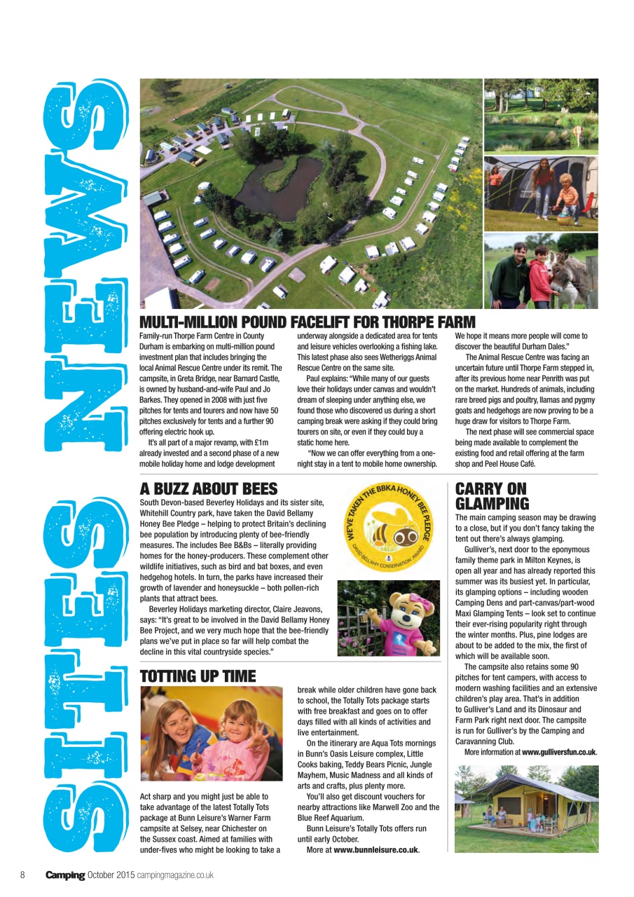 Camping Preview Pages