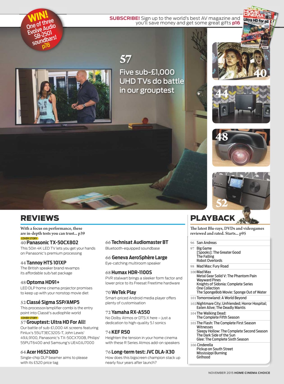 Home Cinema Choice Preview Pages
