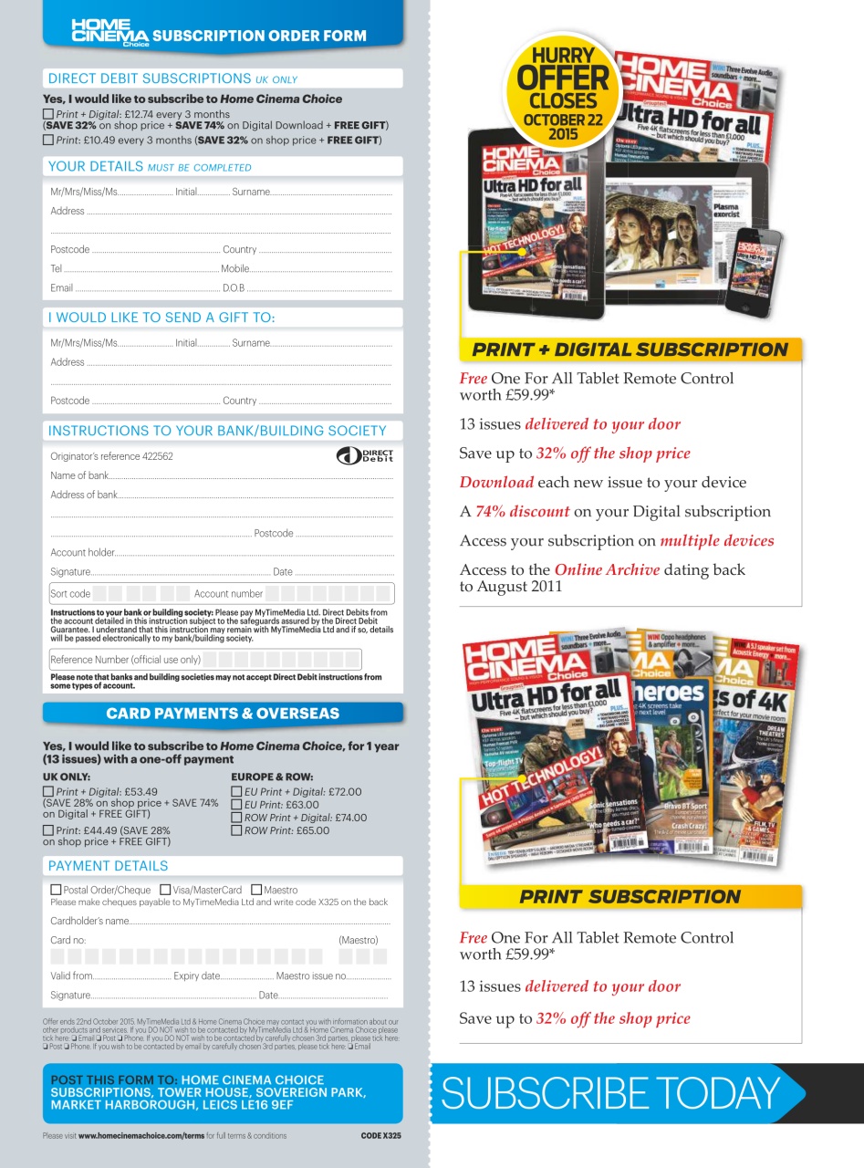 Home Cinema Choice Preview Pages