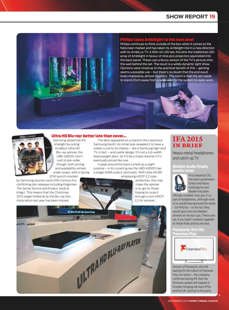 Home Cinema Choice Preview Pages