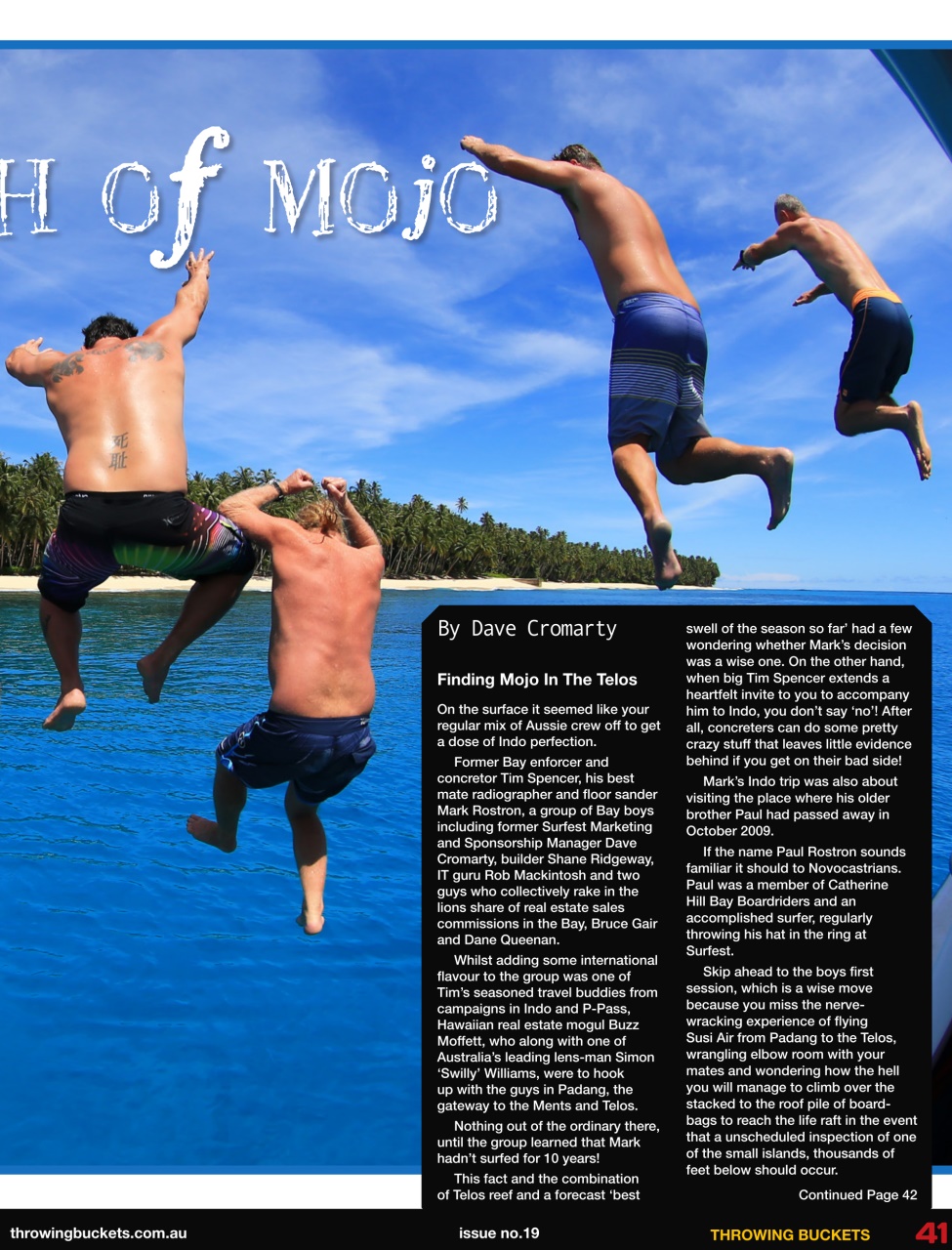 Throwing Buckets Preview Pages