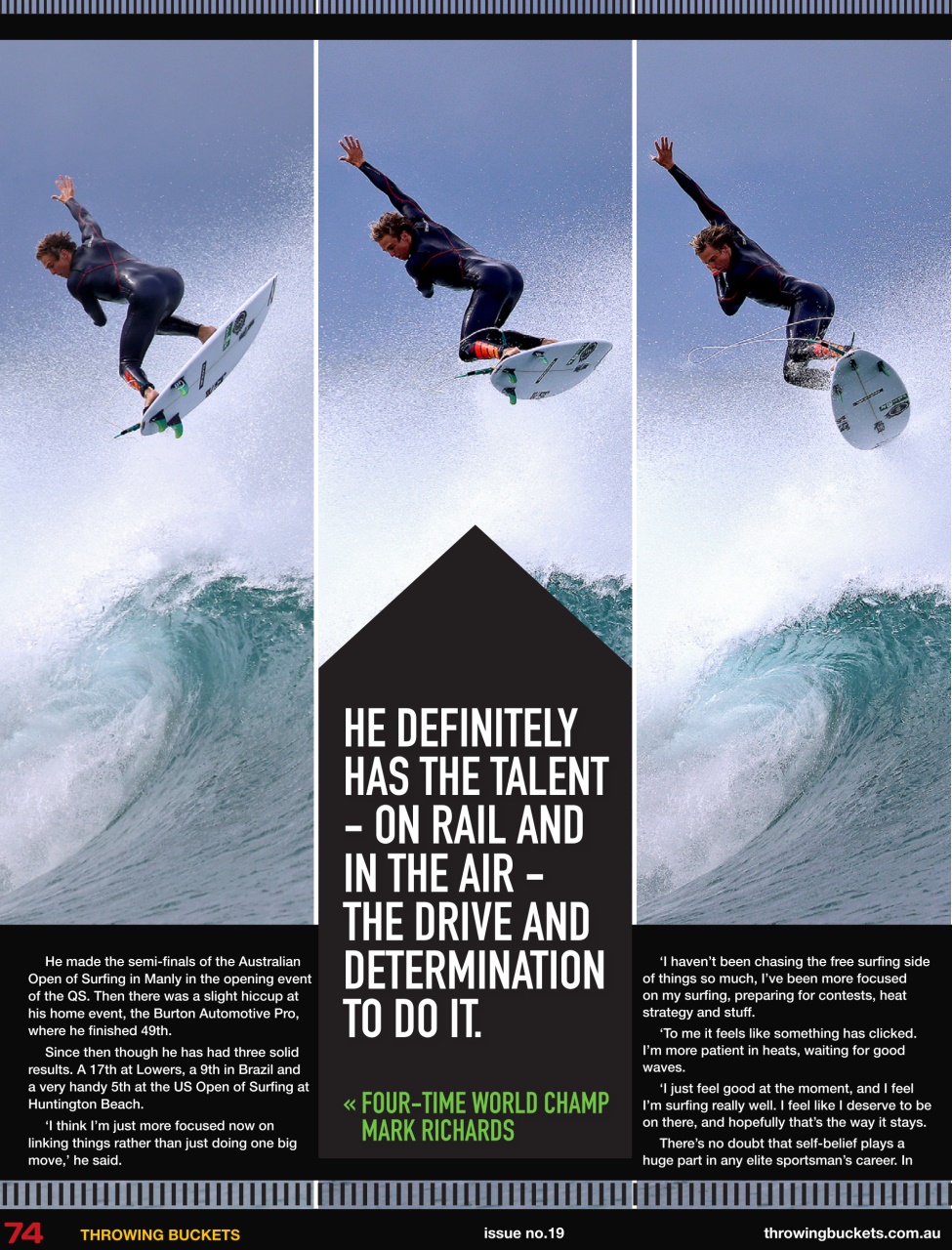 Throwing Buckets Preview Pages