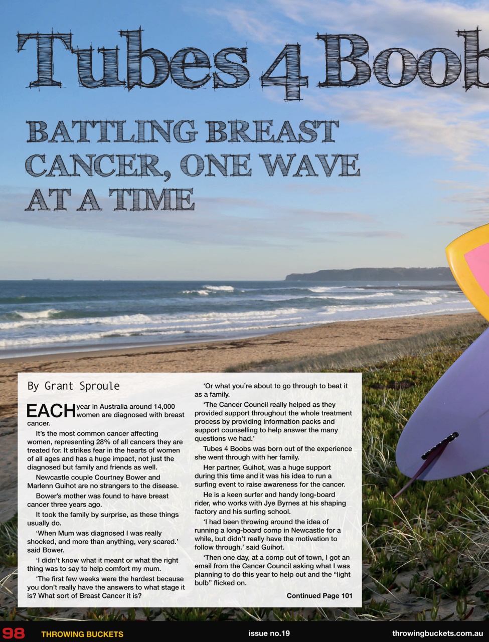 Throwing Buckets Preview Pages