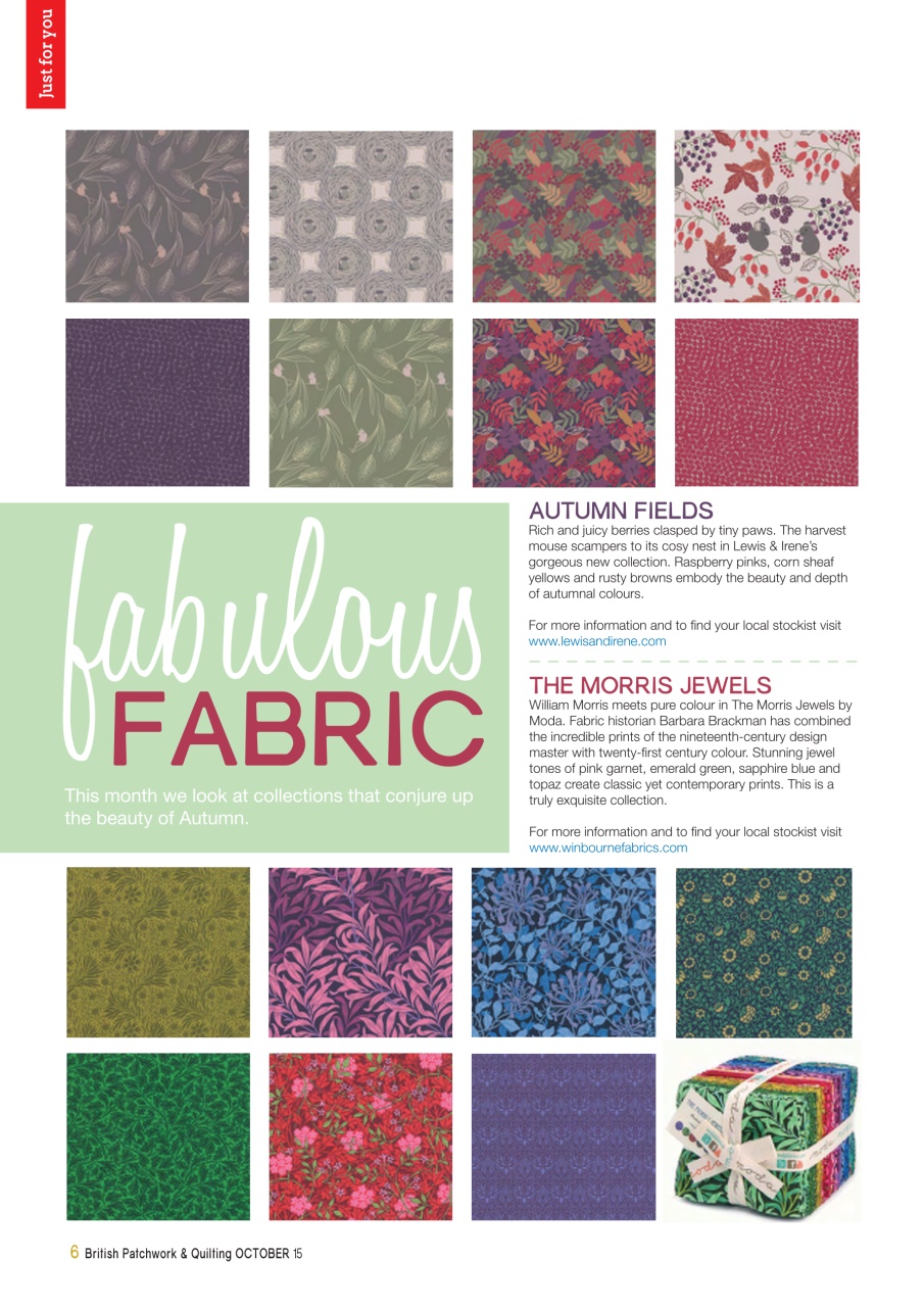 Patchwork and Quilting Preview Pages