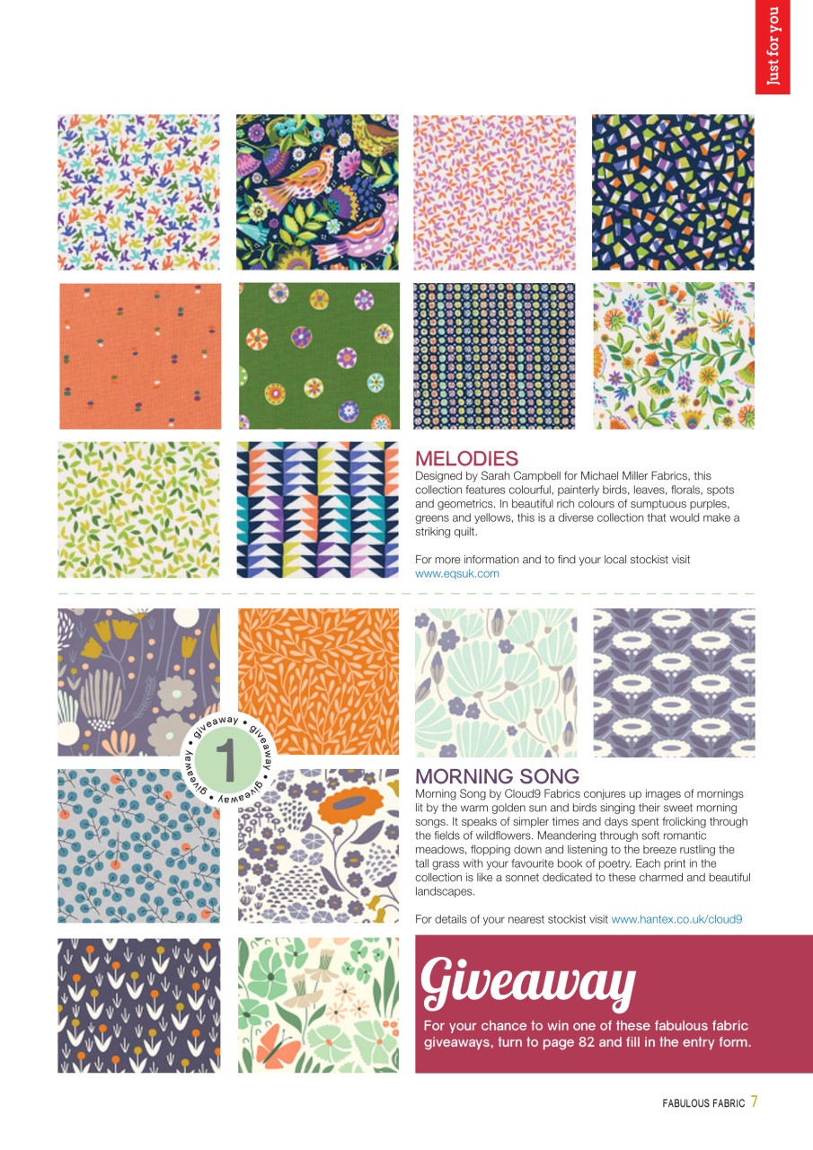 Patchwork and Quilting Preview Pages