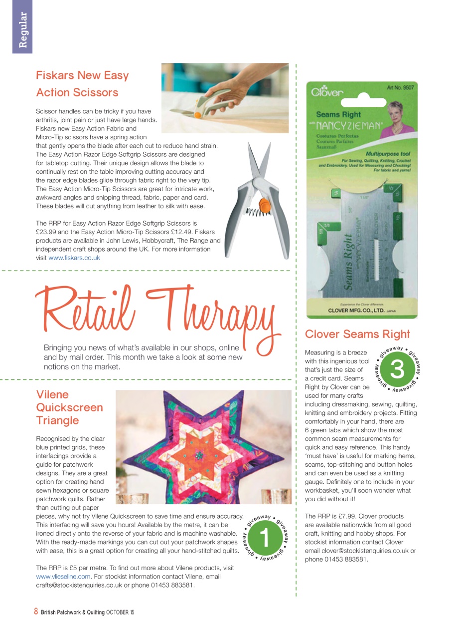 Patchwork and Quilting Preview Pages