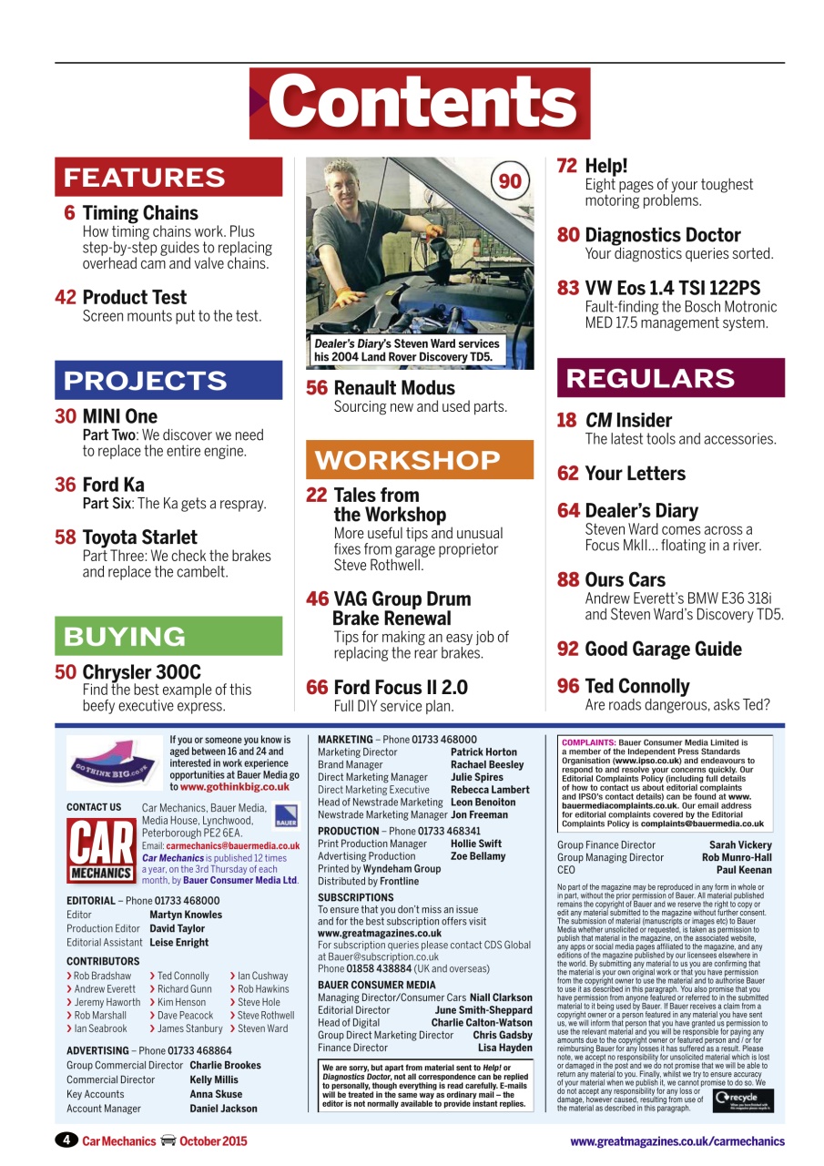 Car Mechanics Preview Pages