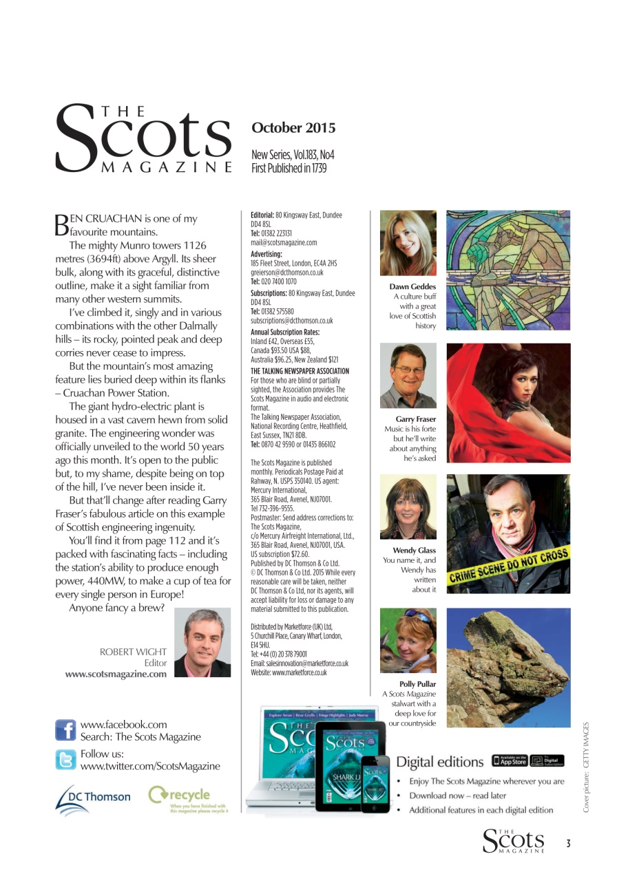 The Scots Magazine Preview Pages