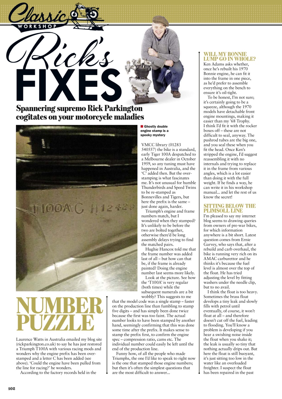 Classic Bike Preview Pages