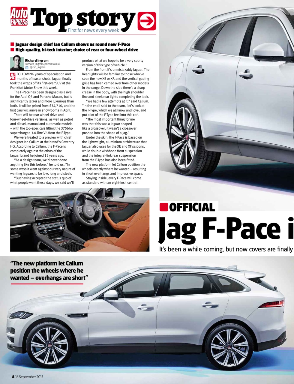 Auto Express Preview Pages