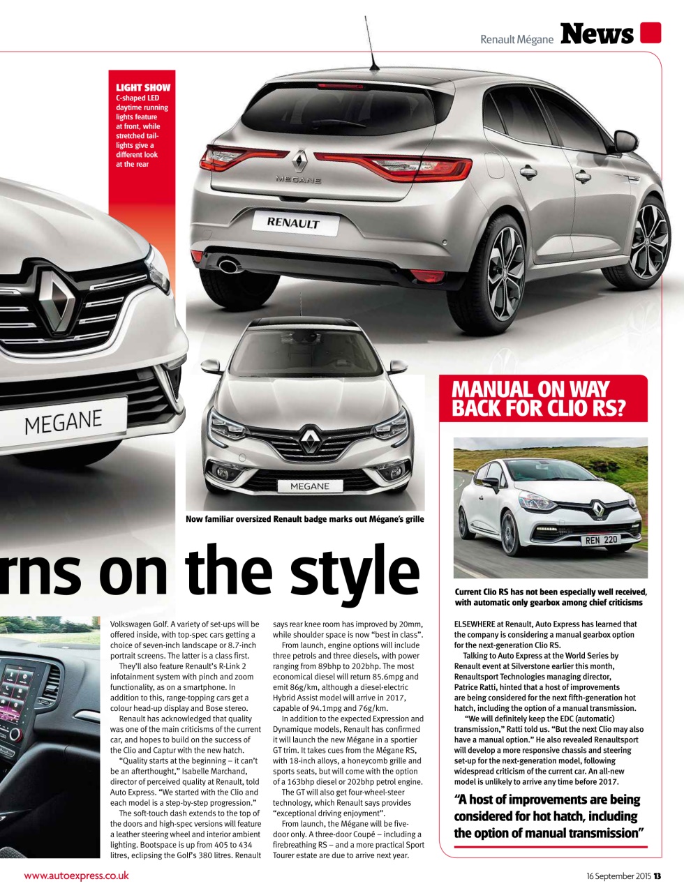 Auto Express Preview Pages