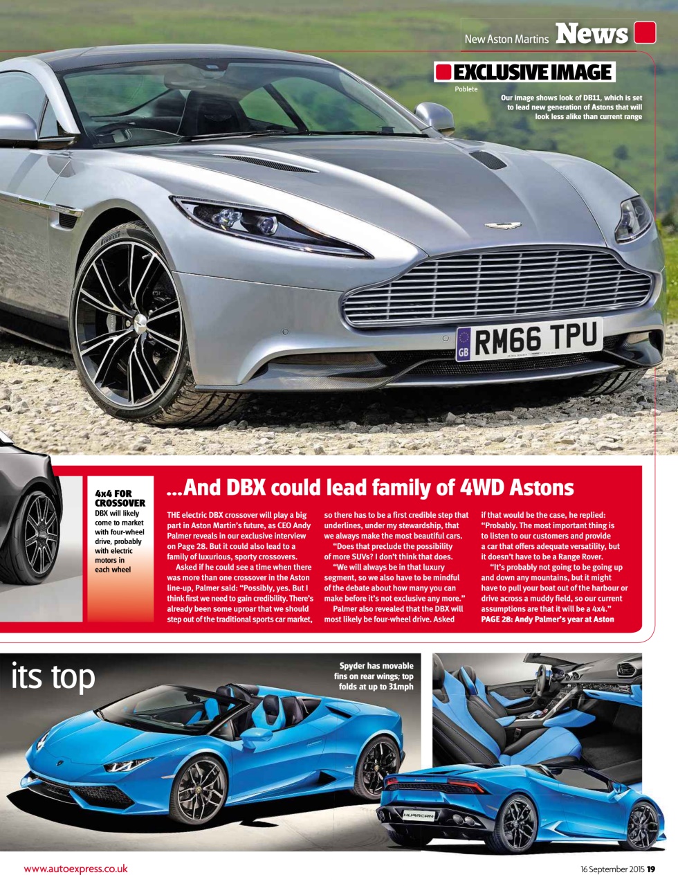 Auto Express Preview Pages