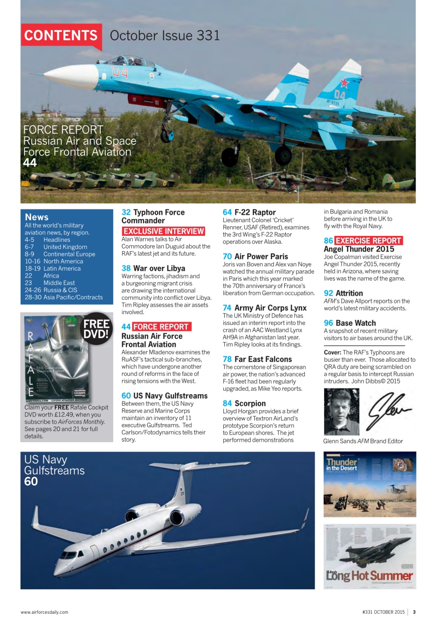 AirForces Monthly Preview Pages
