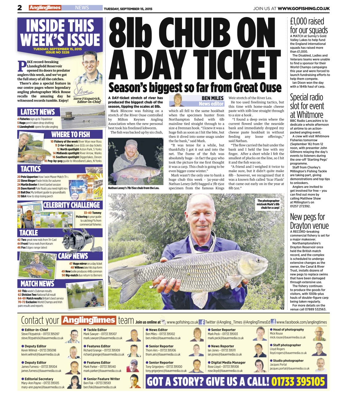 Angling Times Preview Pages