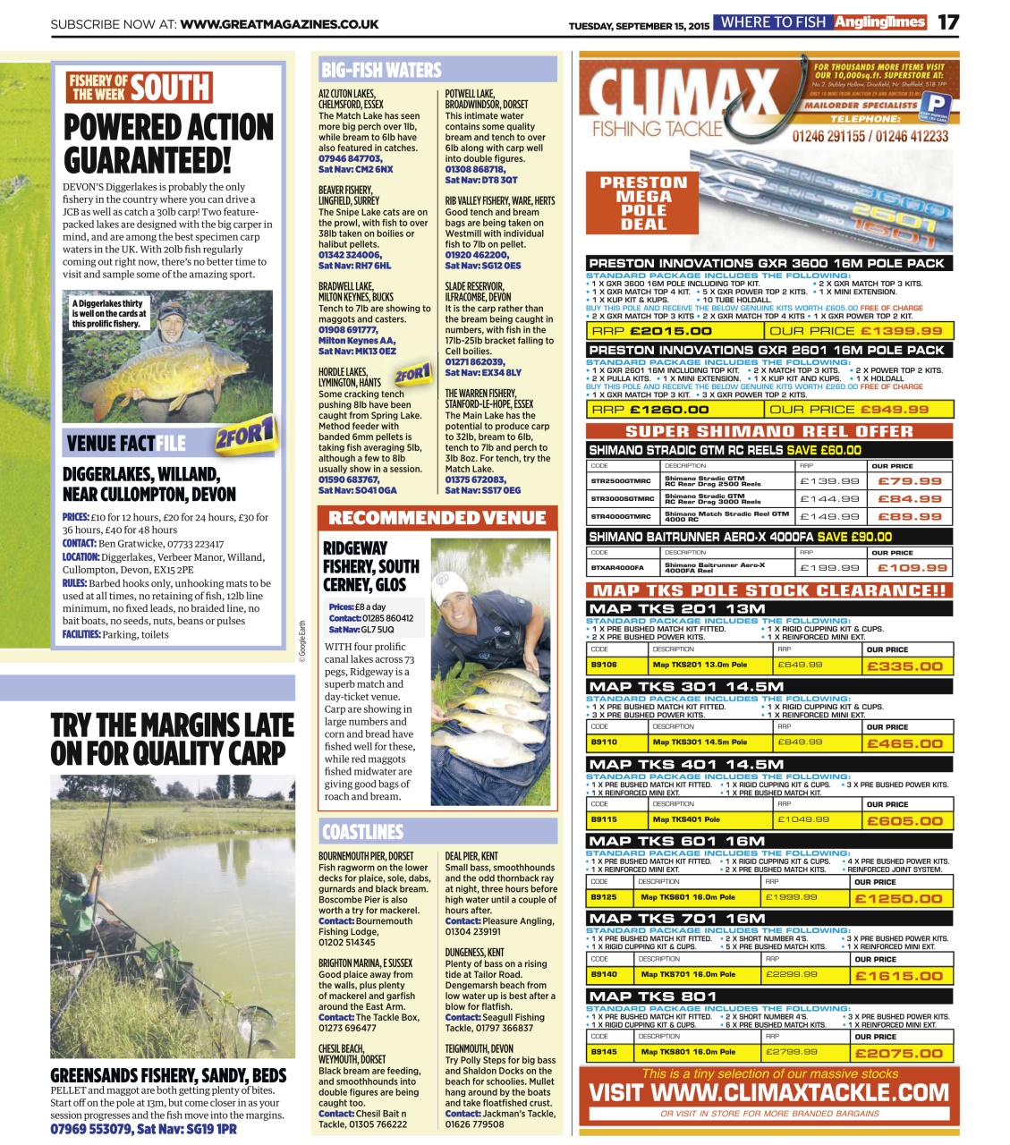 Angling Times Preview Pages
