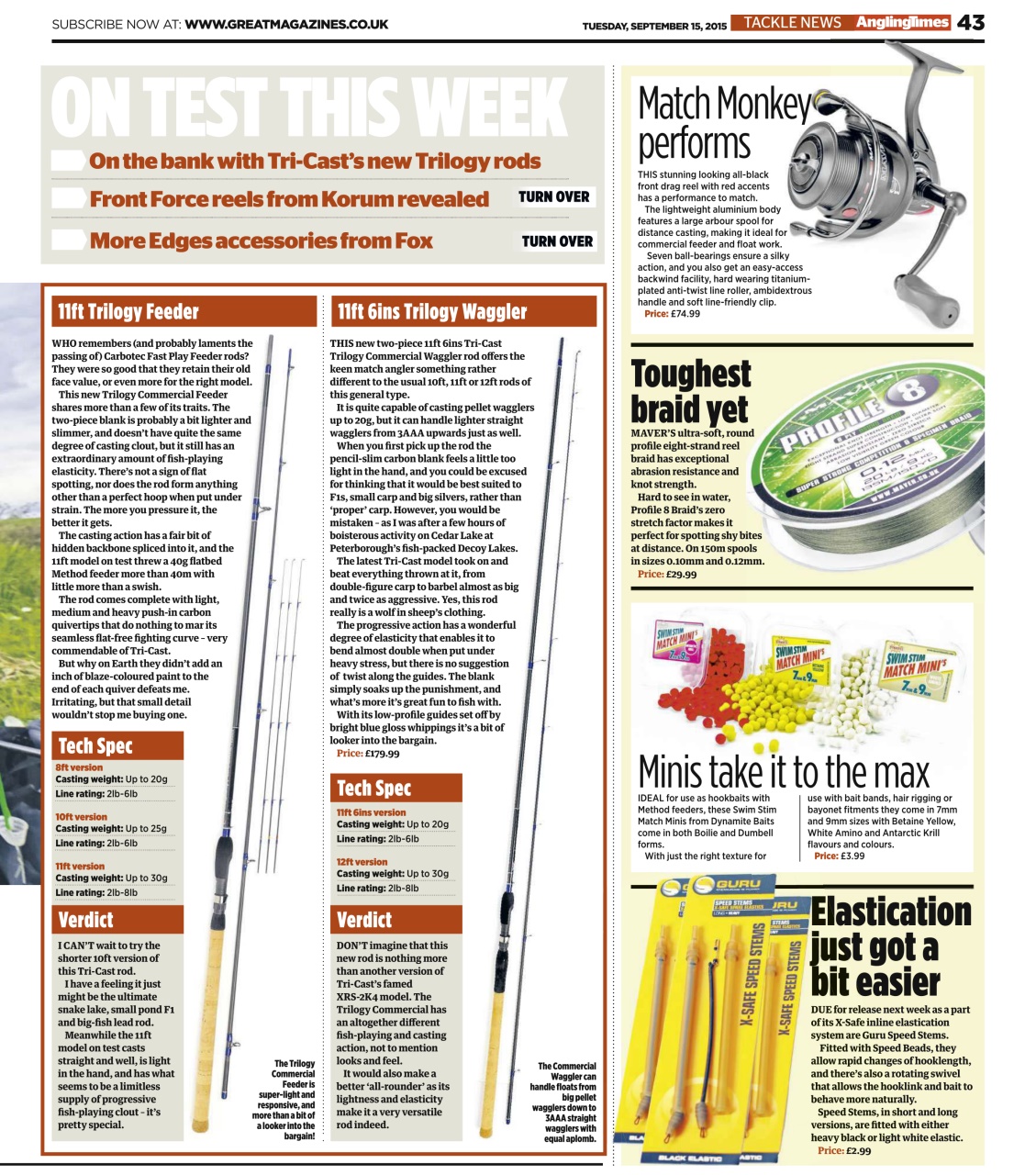 Angling Times Preview Pages
