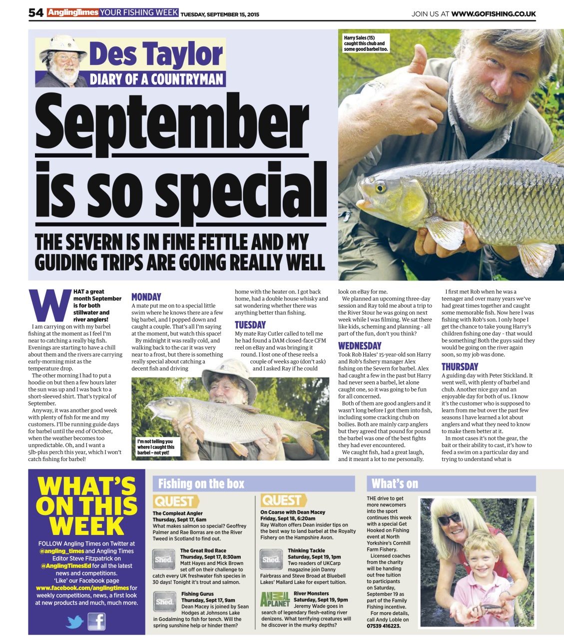 Angling Times Preview Pages