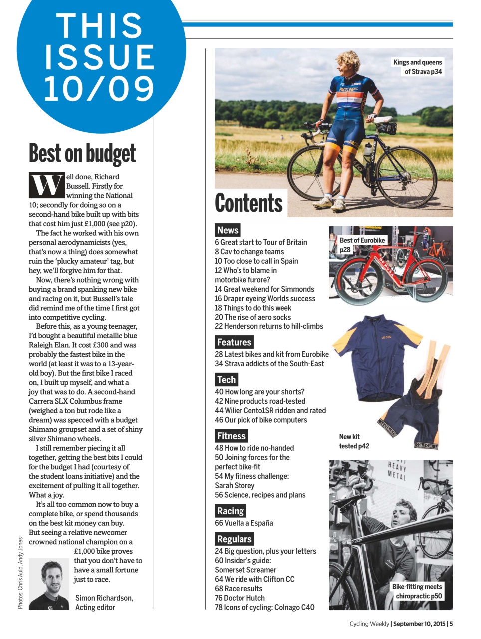 Cycling Weekly Preview Pages