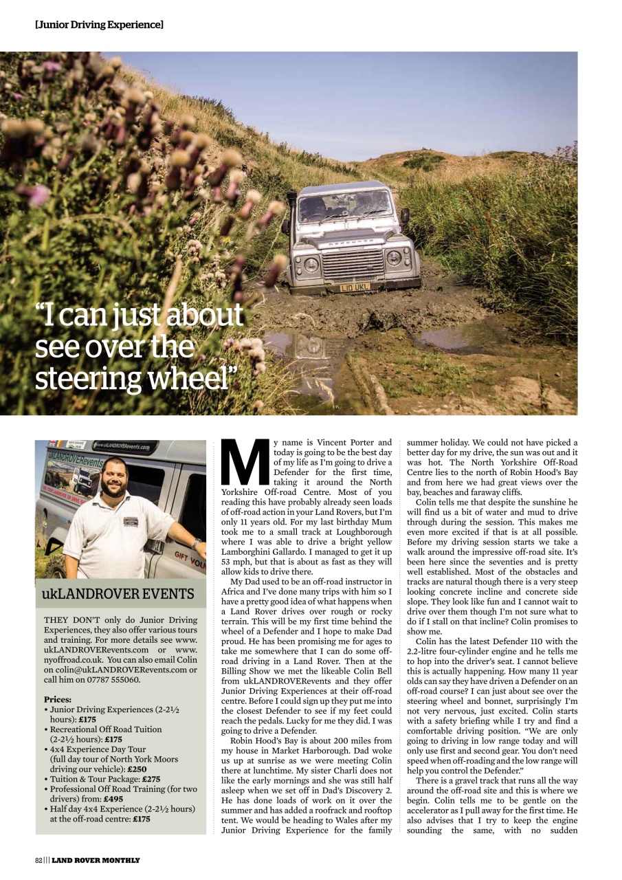 Land Rover Monthly Preview Pages