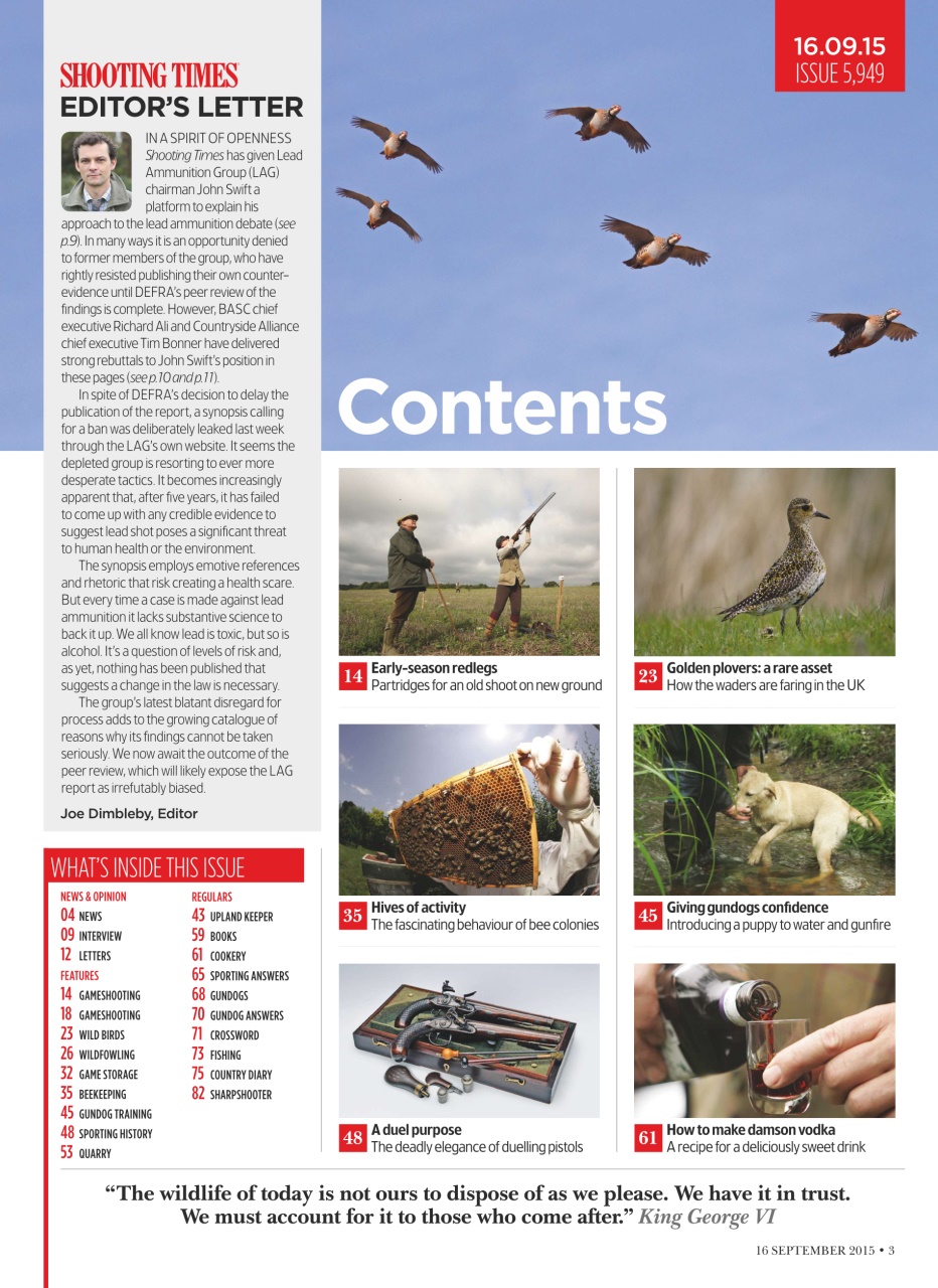 Shooting Times & Country Preview Pages