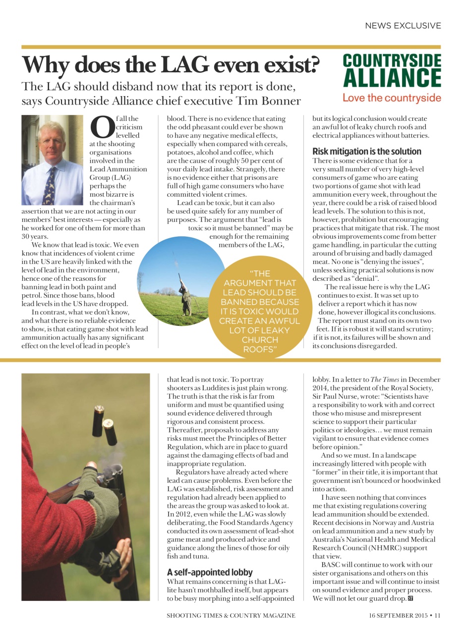 Shooting Times & Country Preview Pages