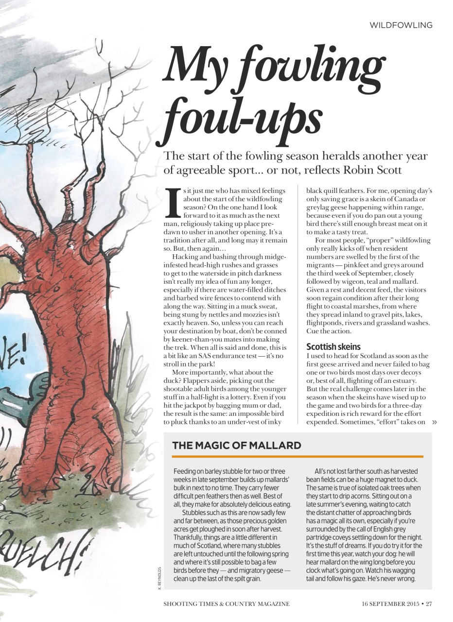 Shooting Times & Country Preview Pages