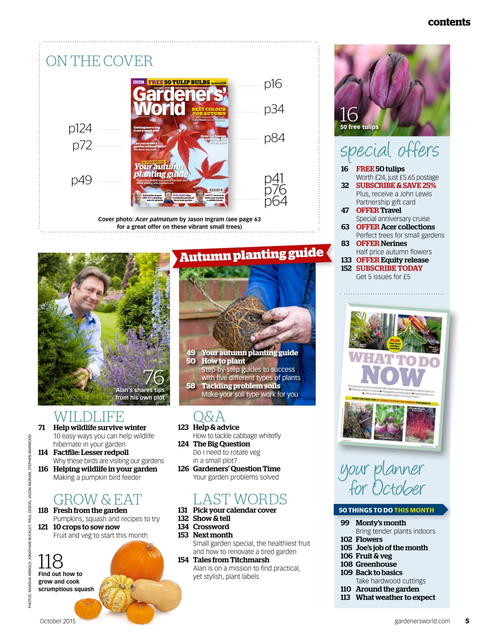 BBC Gardeners’ World Magazine Preview Pages