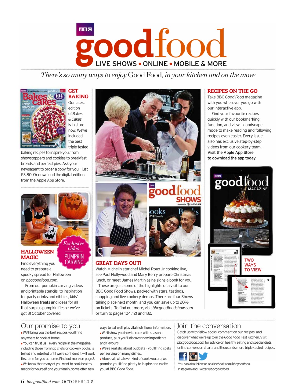 Good Food Magazine Preview Pages