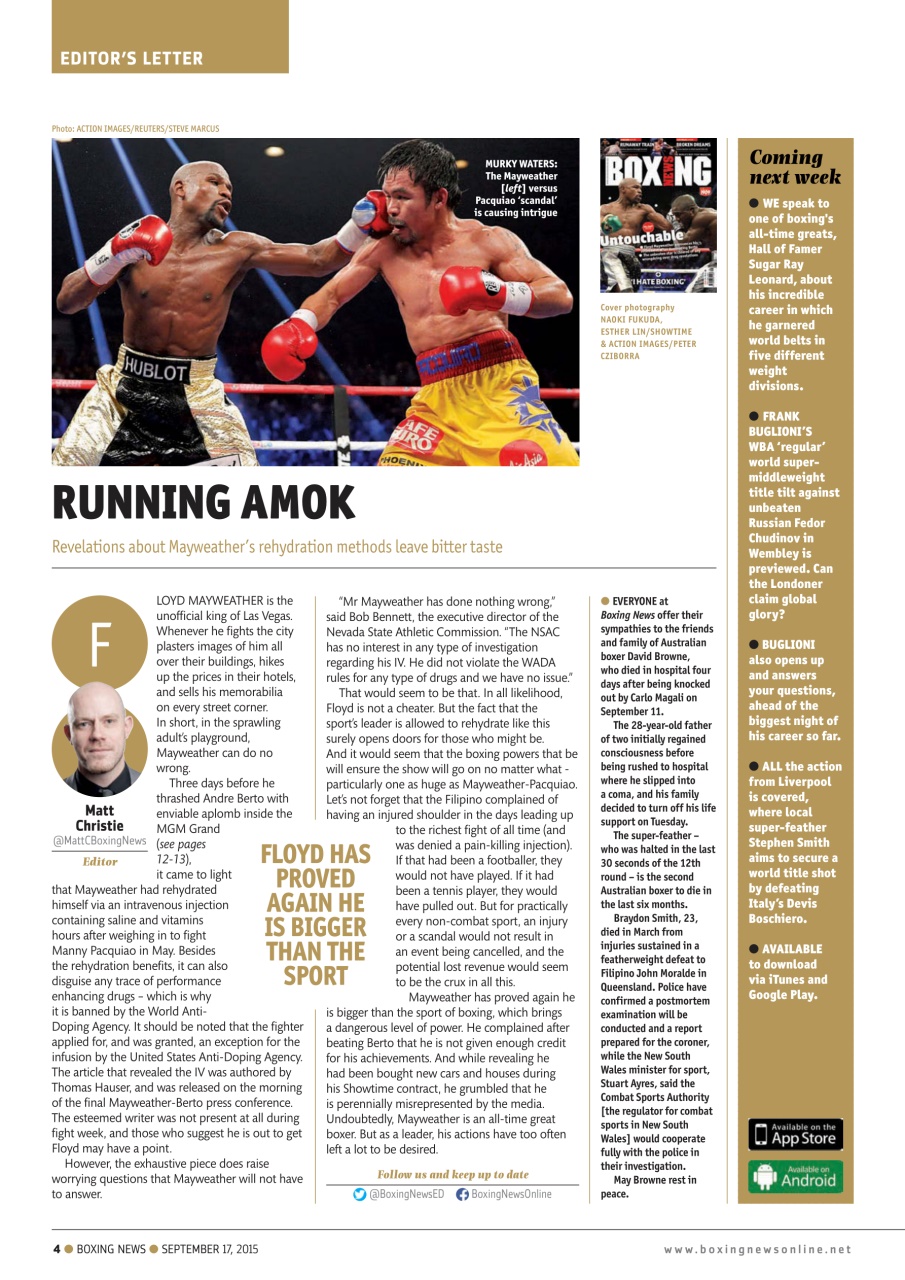 Boxing News Preview Pages