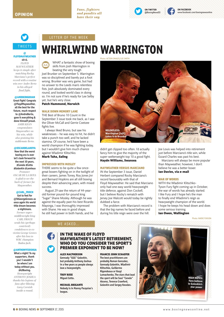 Boxing News Preview Pages