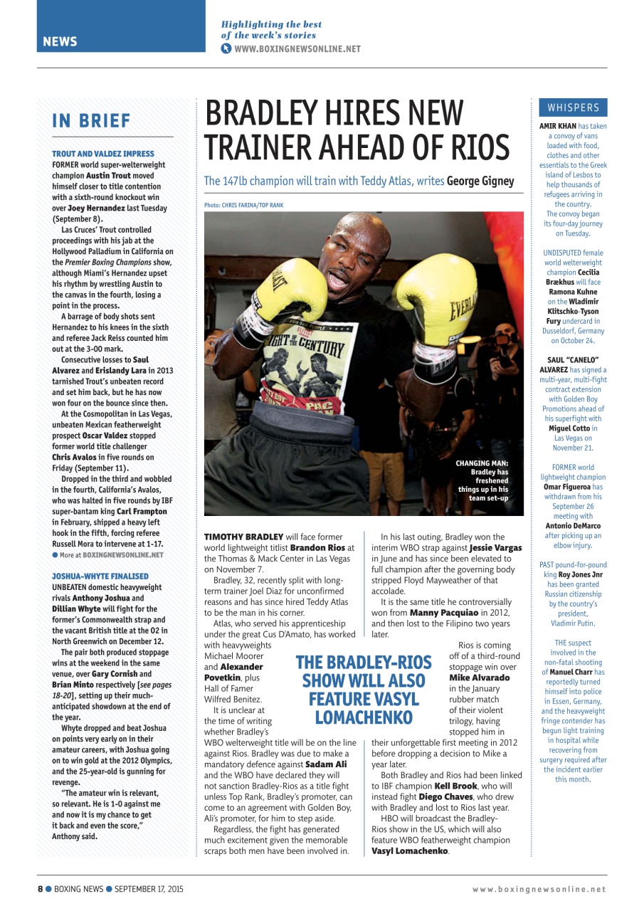 Boxing News Preview Pages
