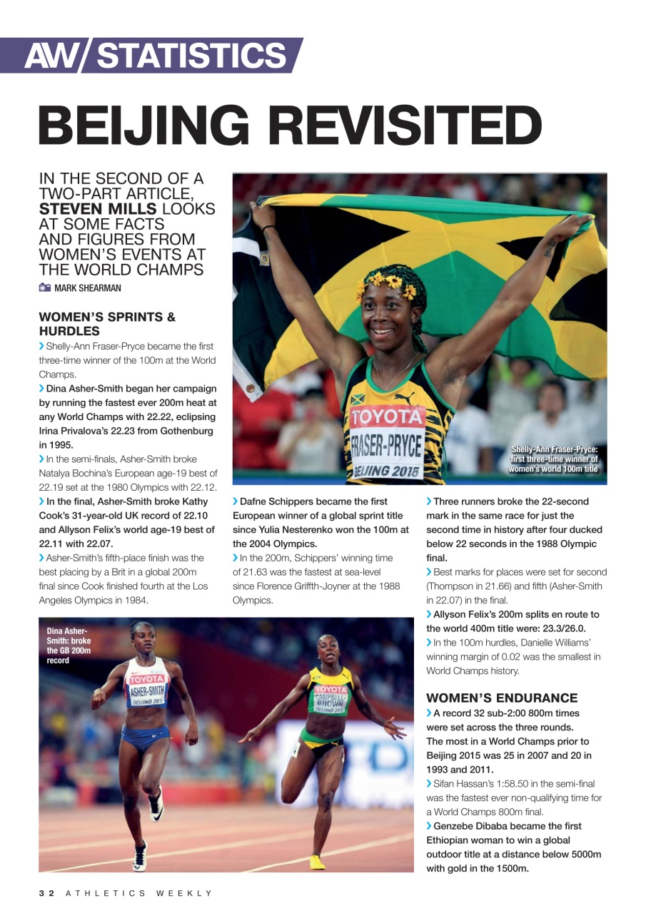 AW – Athletics Weekly Magazine Preview Pages