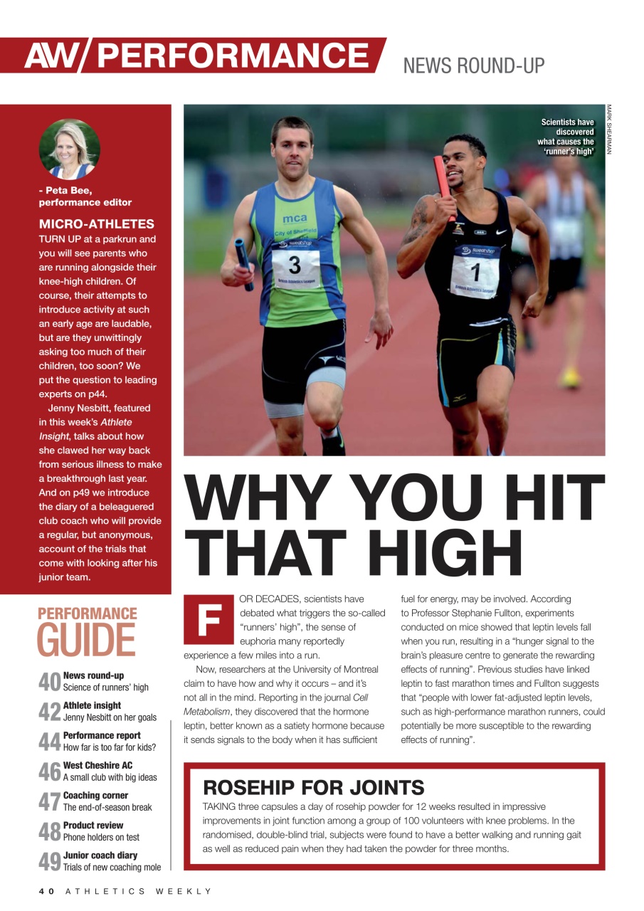 AW – Athletics Weekly Magazine Preview Pages