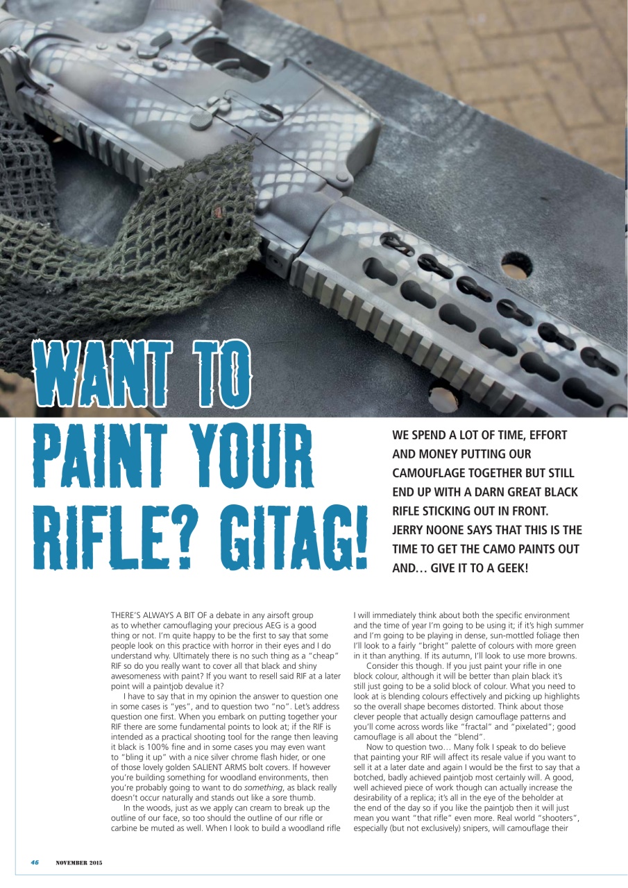 Airsoft Action Preview Pages