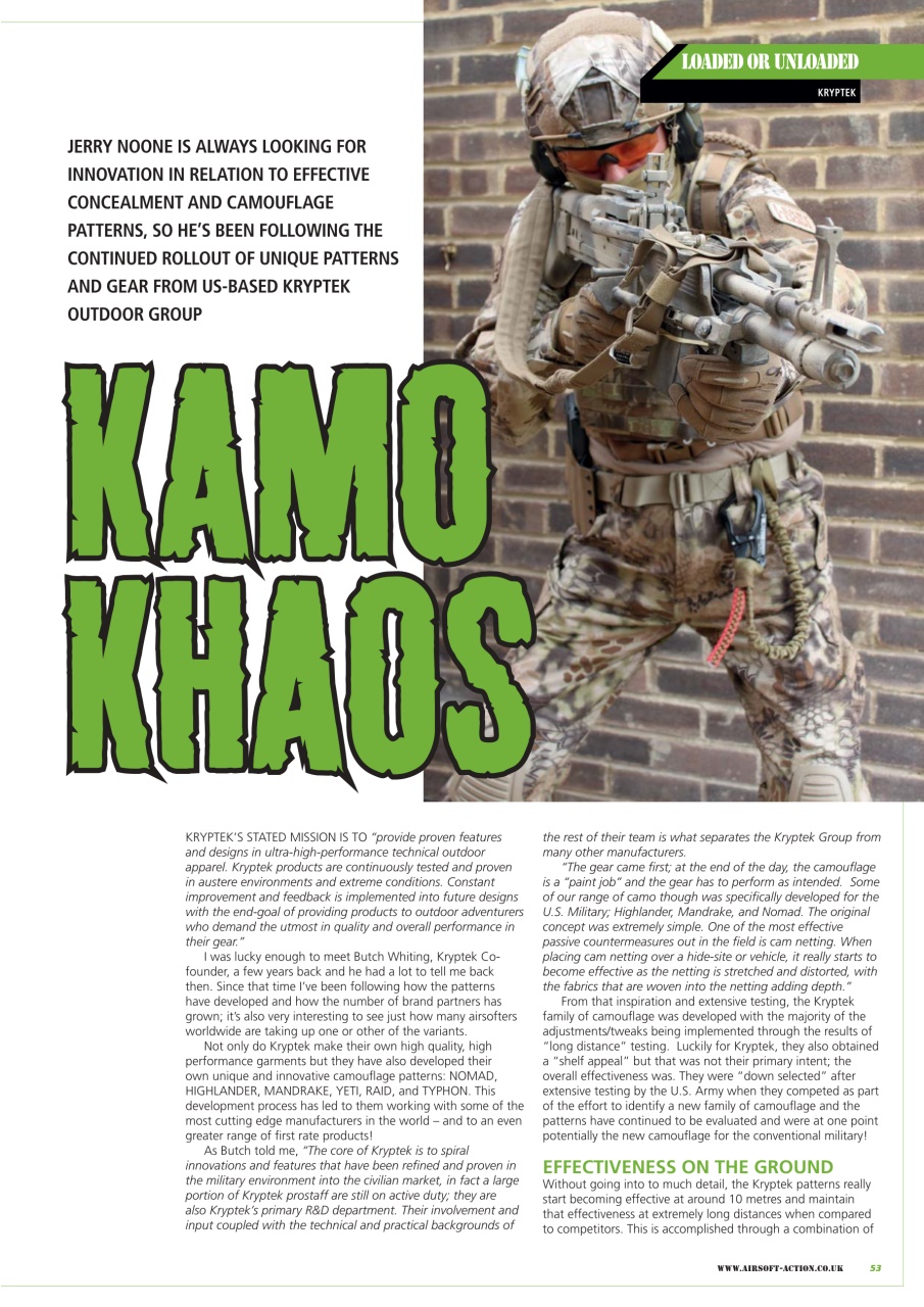 Airsoft Action Preview Pages