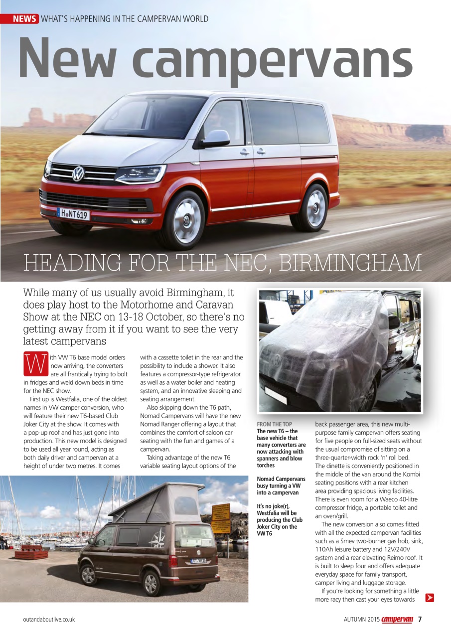Campervan Preview Pages