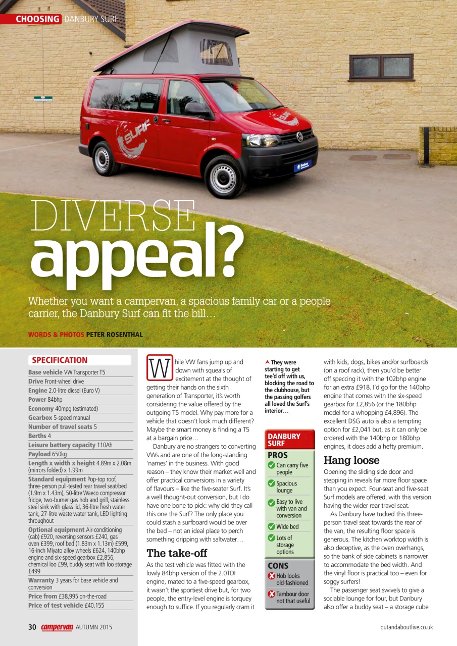 Campervan Preview Pages