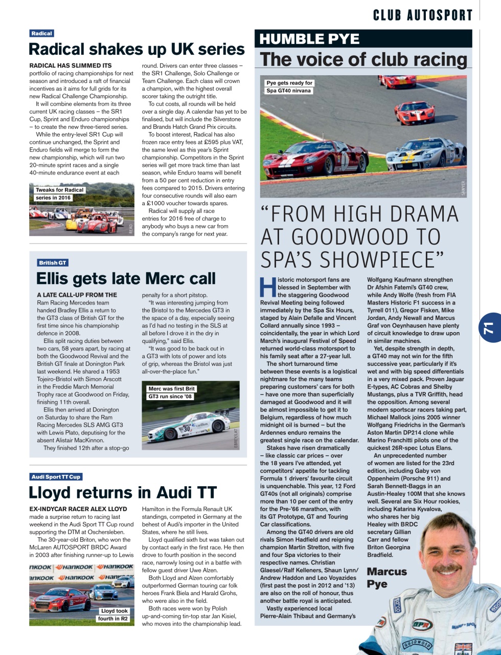Autosport Preview Pages