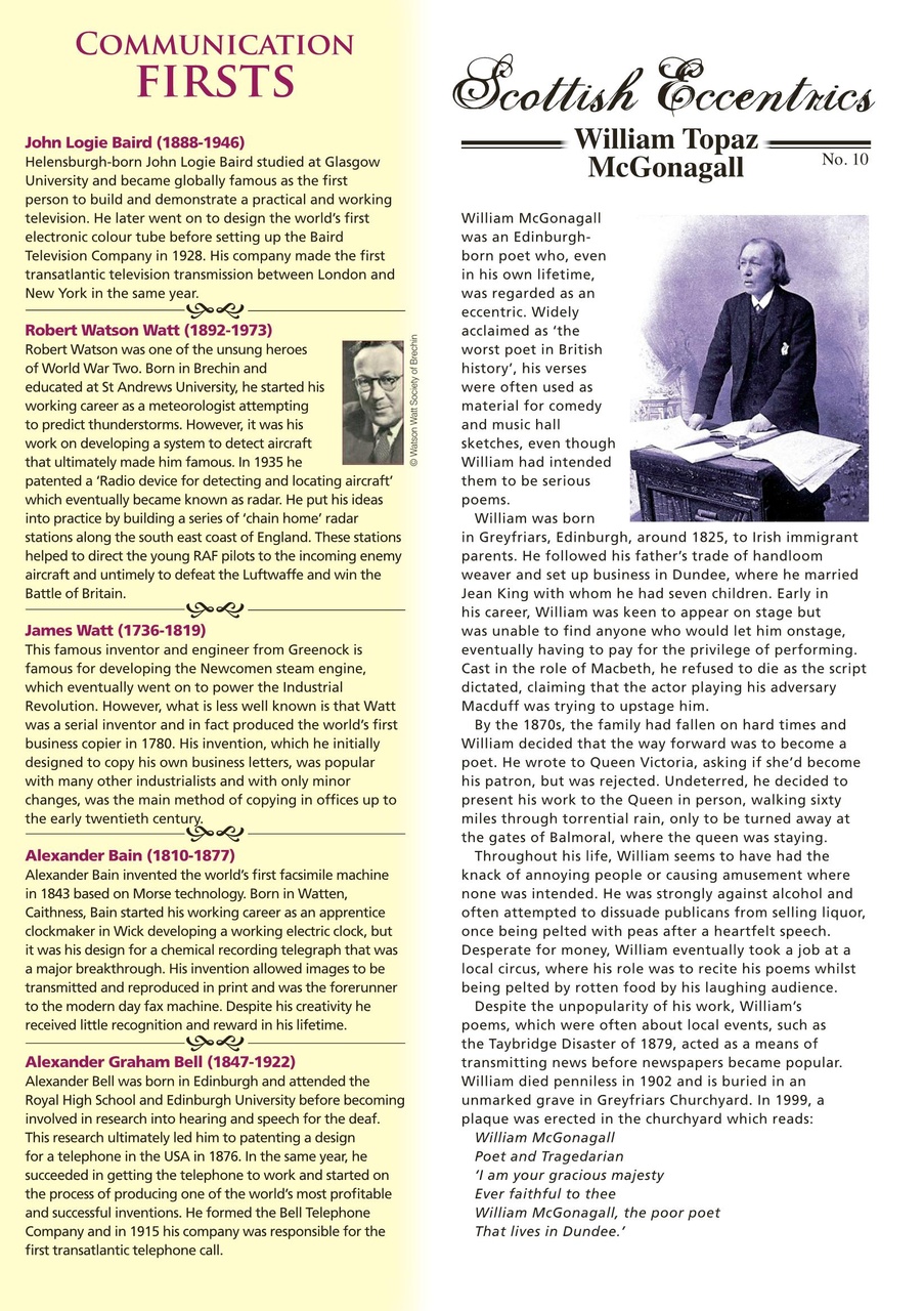 Scottish Memories Preview Pages