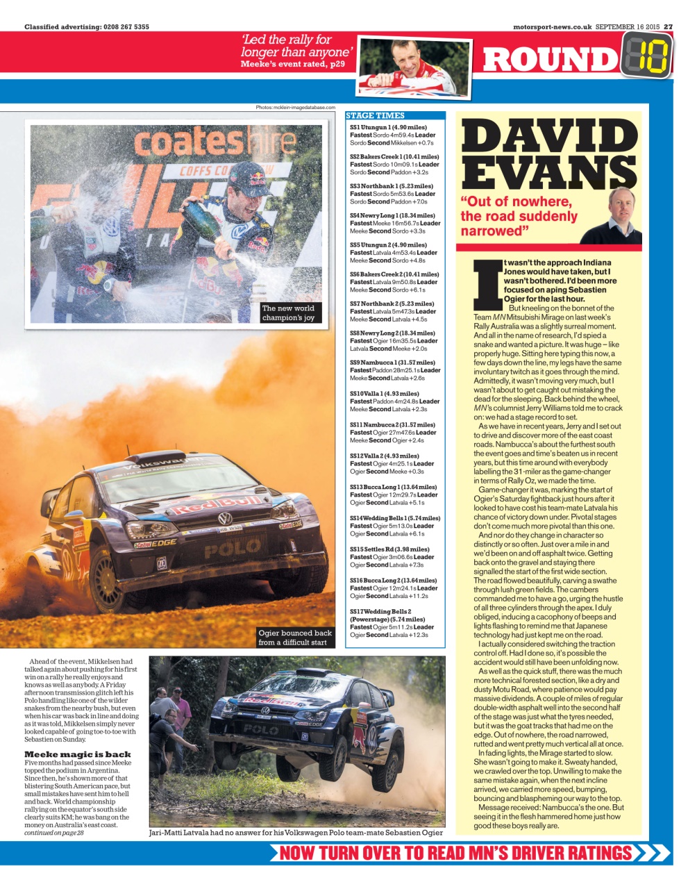 Motorsport News Preview Pages