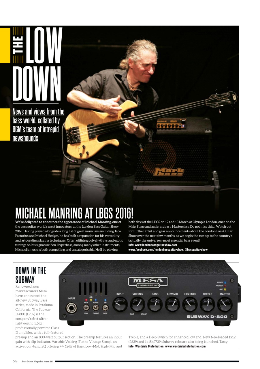 Bass Player UK Preview Pages