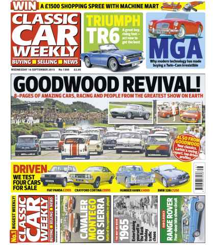 Classic Car Weekly issue 16th September 2015