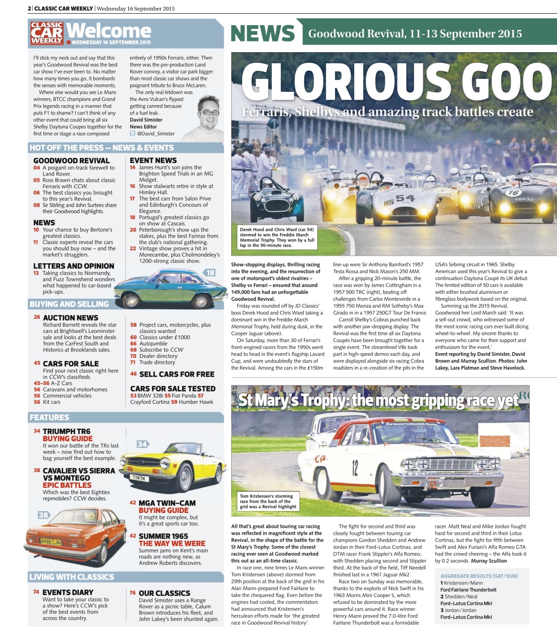Classic Car Weekly Preview Pages