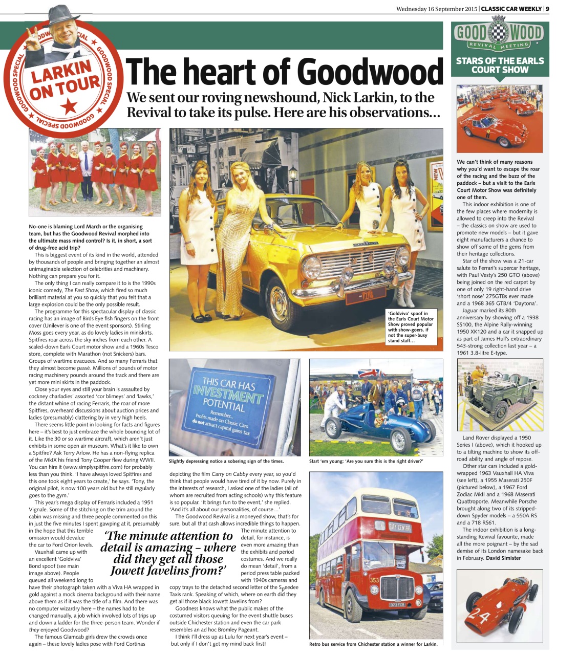 Classic Car Weekly Preview Pages
