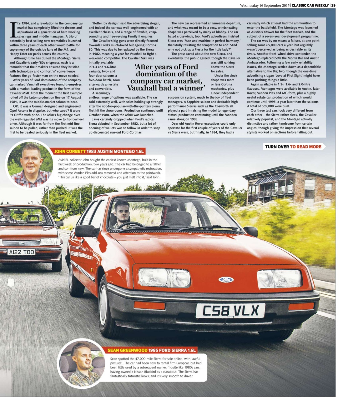Classic Car Weekly Preview Pages
