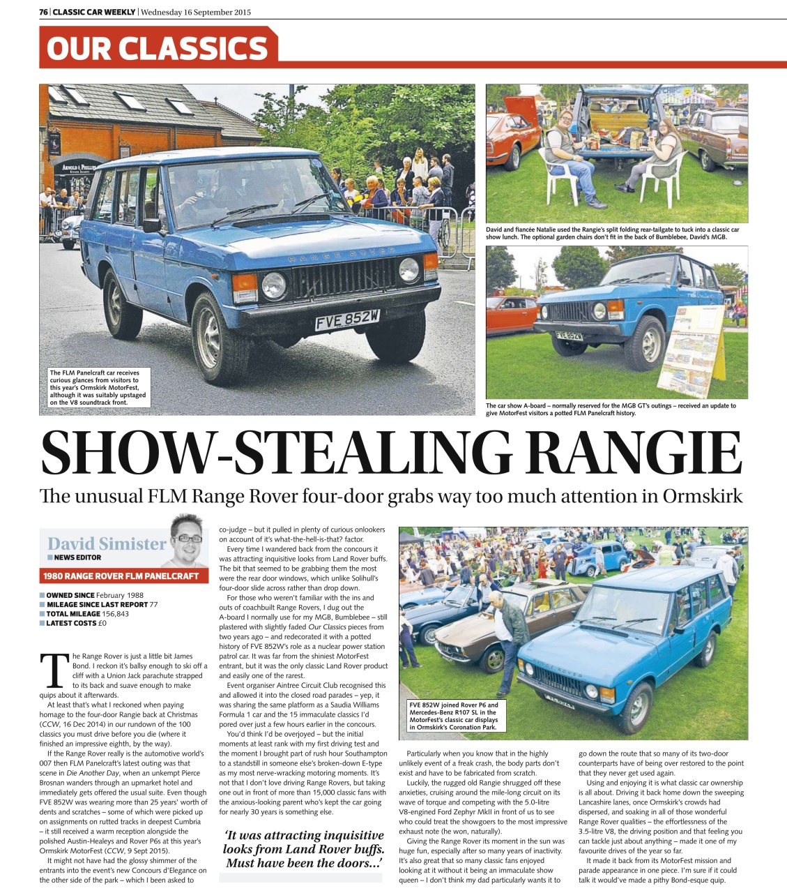 Classic Car Weekly Preview Pages