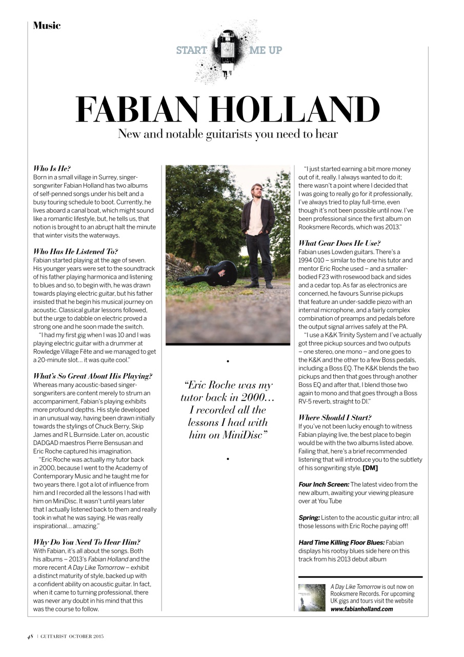 Guitarist Preview Pages