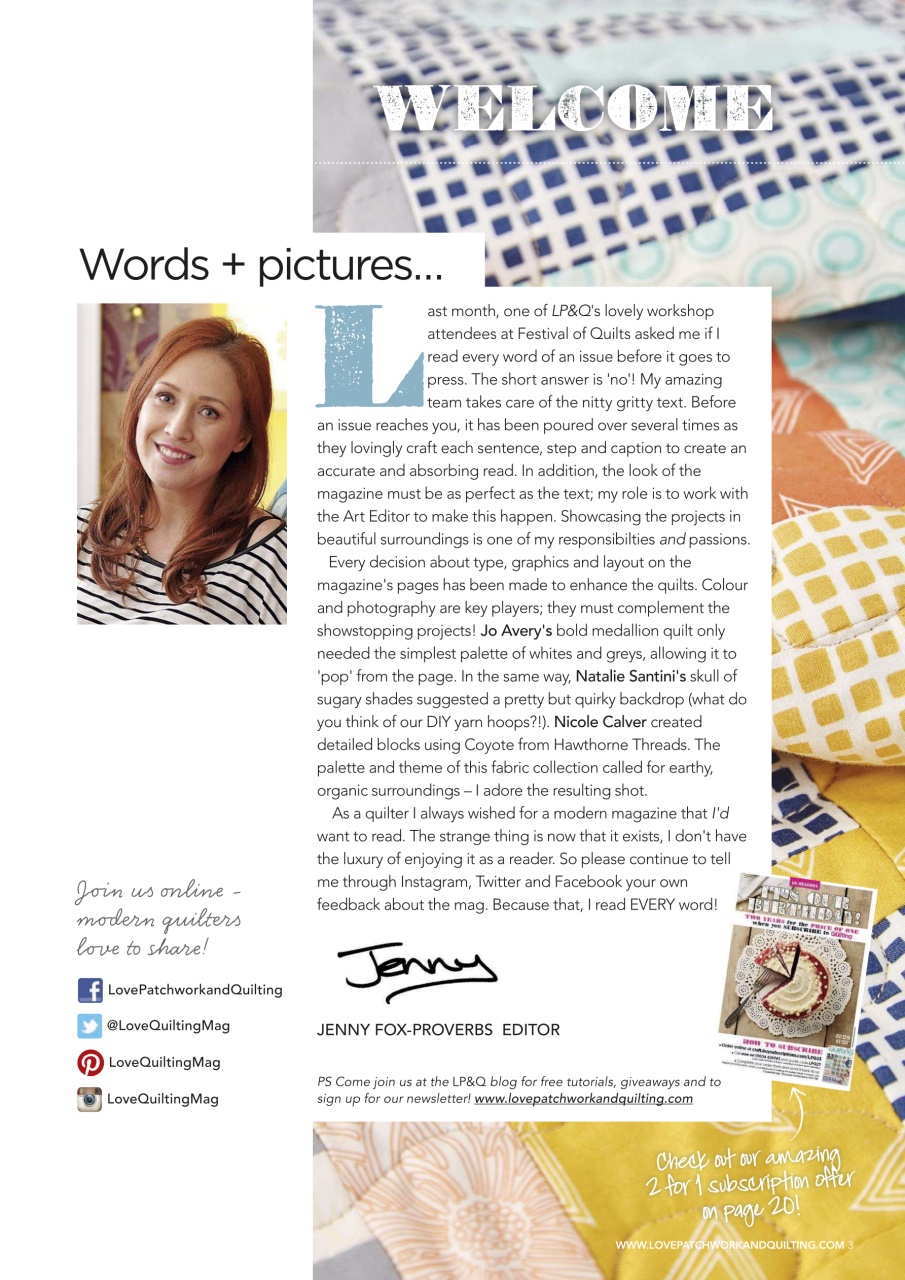 Love Patchwork & Quilting Preview Pages
