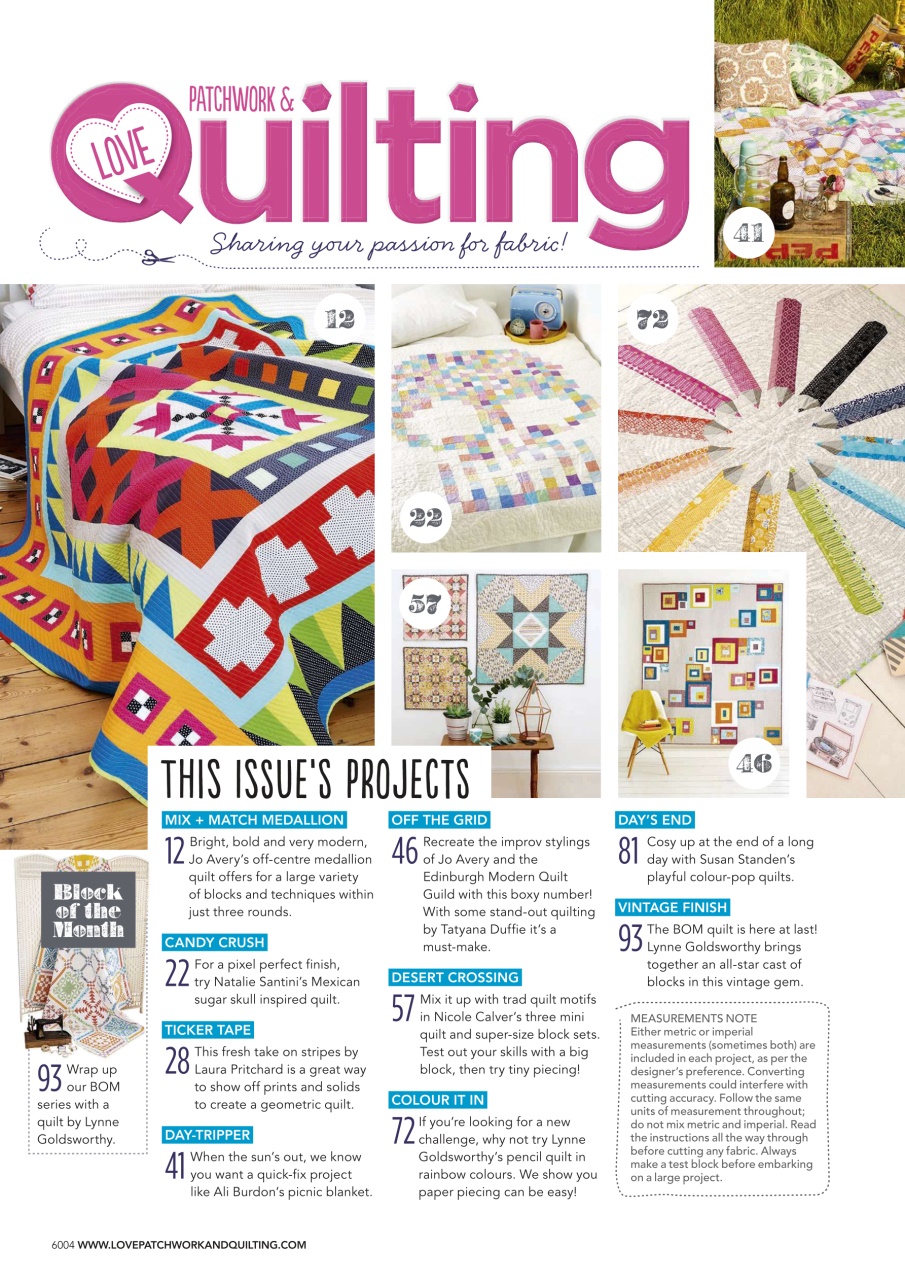 Love Patchwork & Quilting Preview Pages