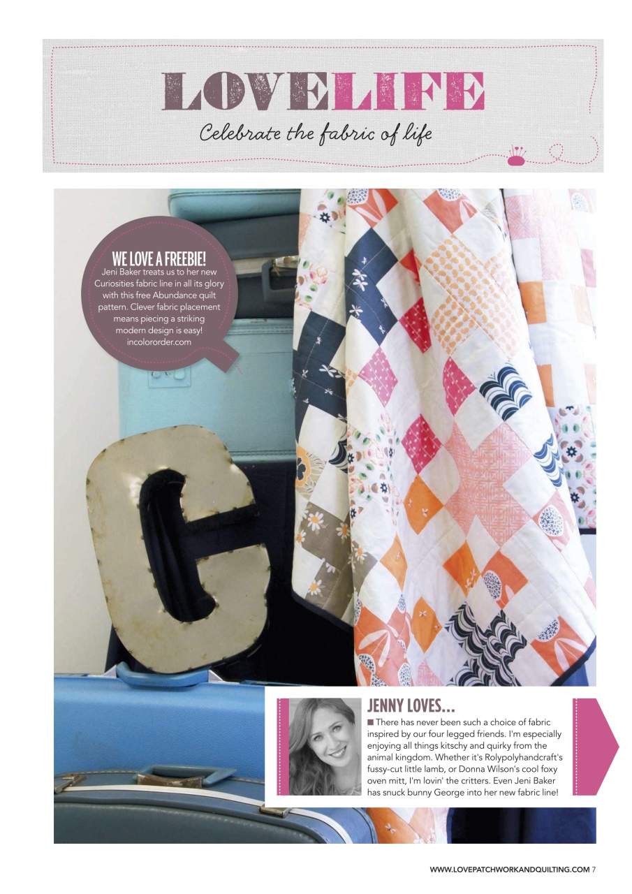 Love Patchwork & Quilting Preview Pages